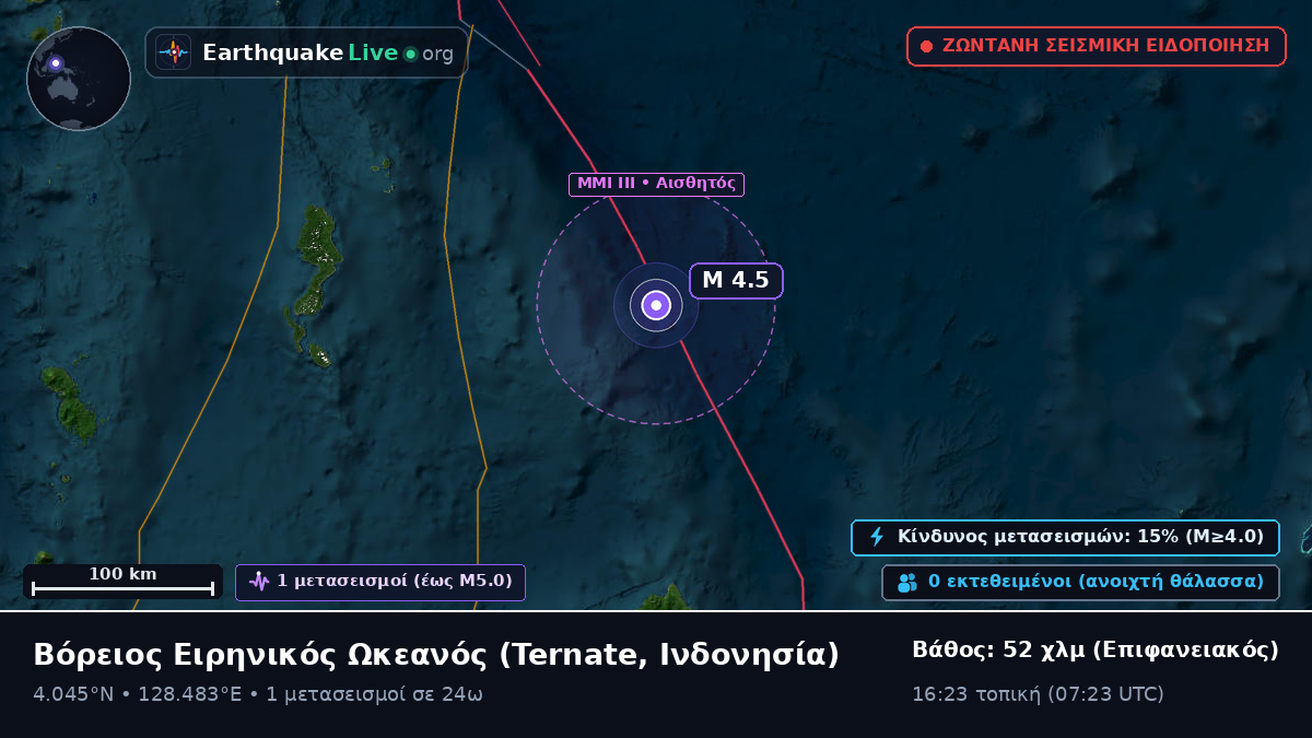 Βόρειος Ειρηνικός Ωκεανός (Ινδονησία)