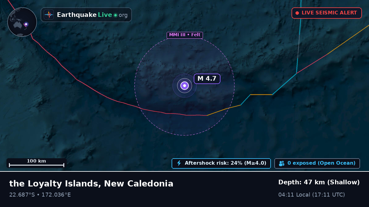 South Pacific Ocean (New Caledonia)