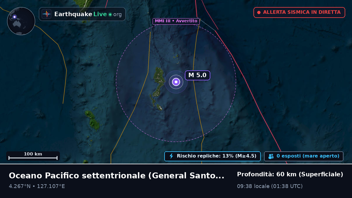 Oceano Pacifico settentrionale (Filippine)