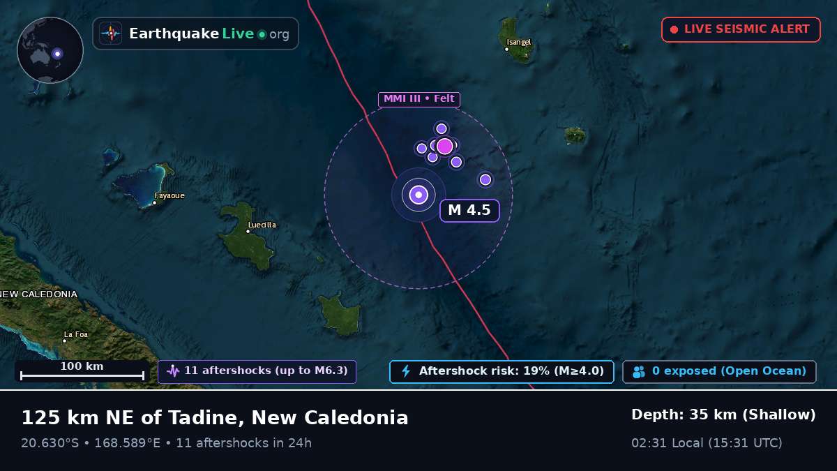 South Pacific Ocean (New Caledonia)