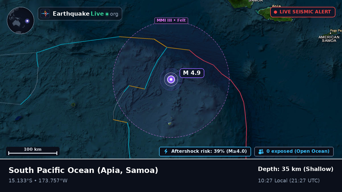 South Pacific Ocean (Samoa)