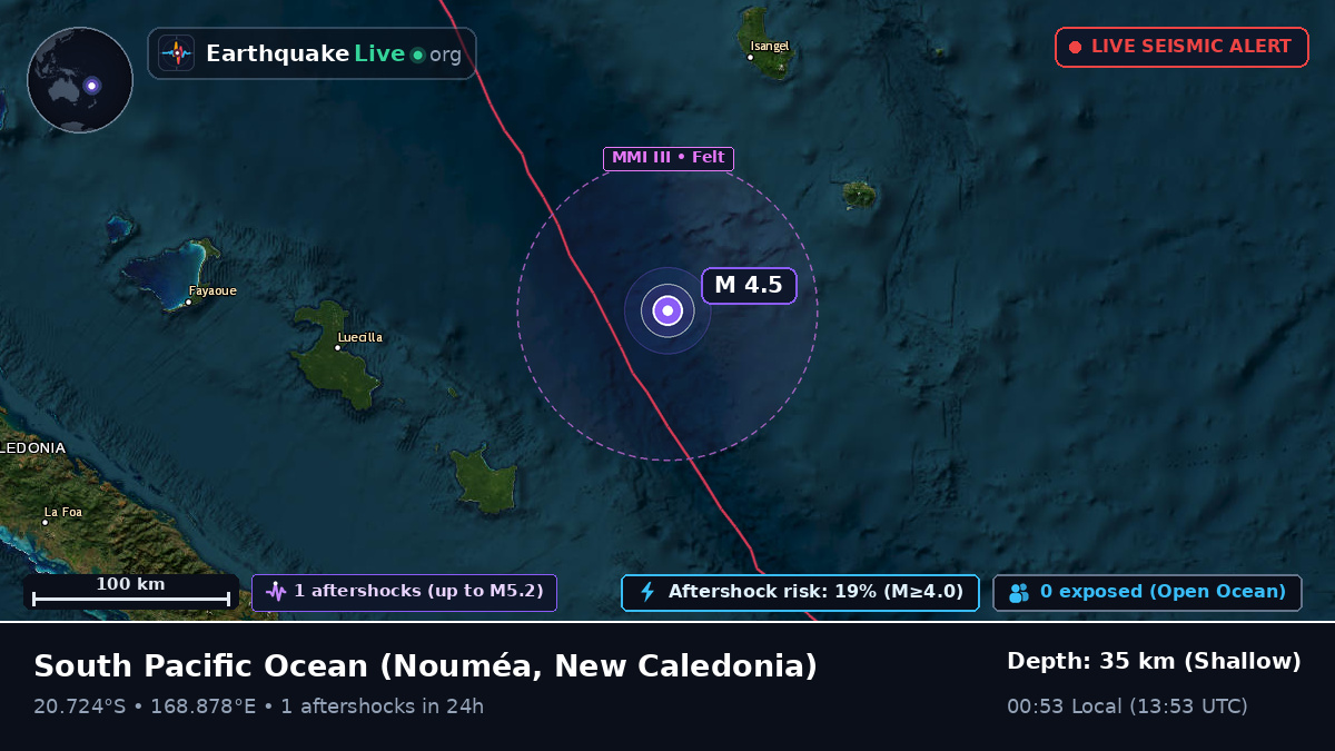 South Pacific Ocean (New Caledonia)