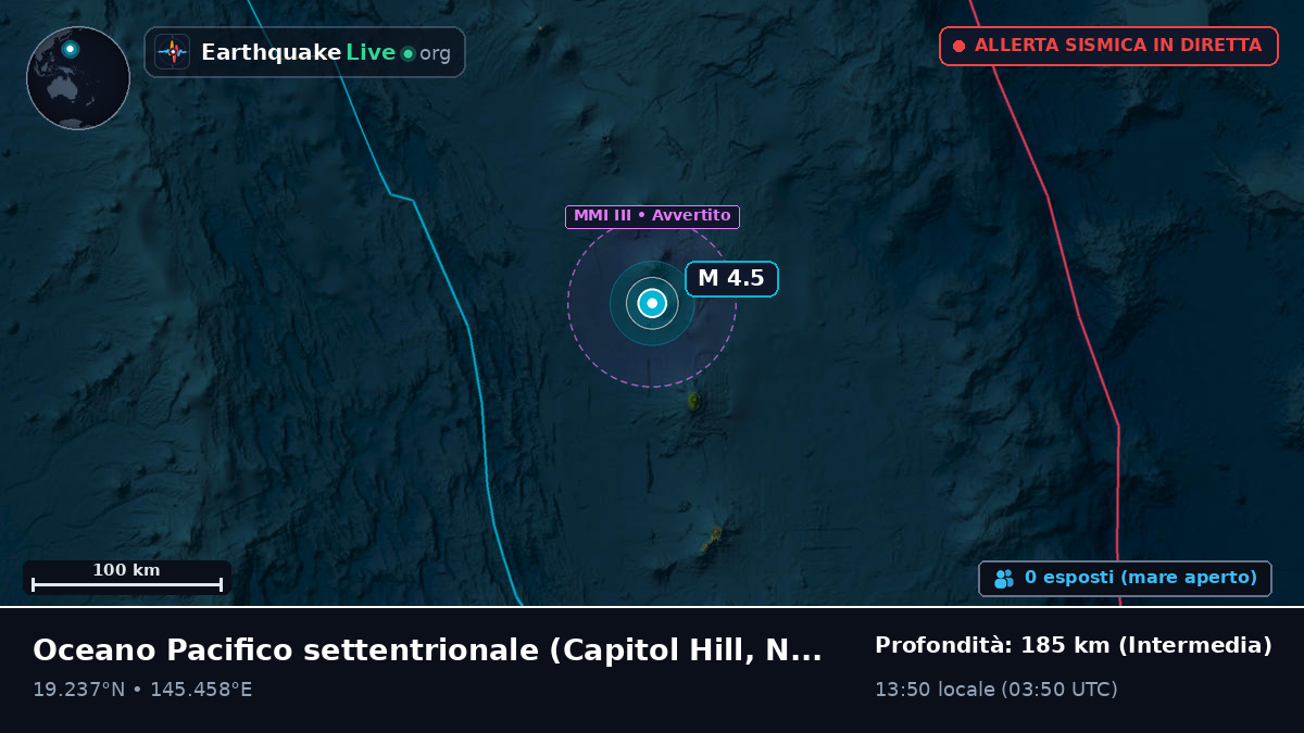 Oceano Pacifico settentrionale (Northern Mariana Islands)