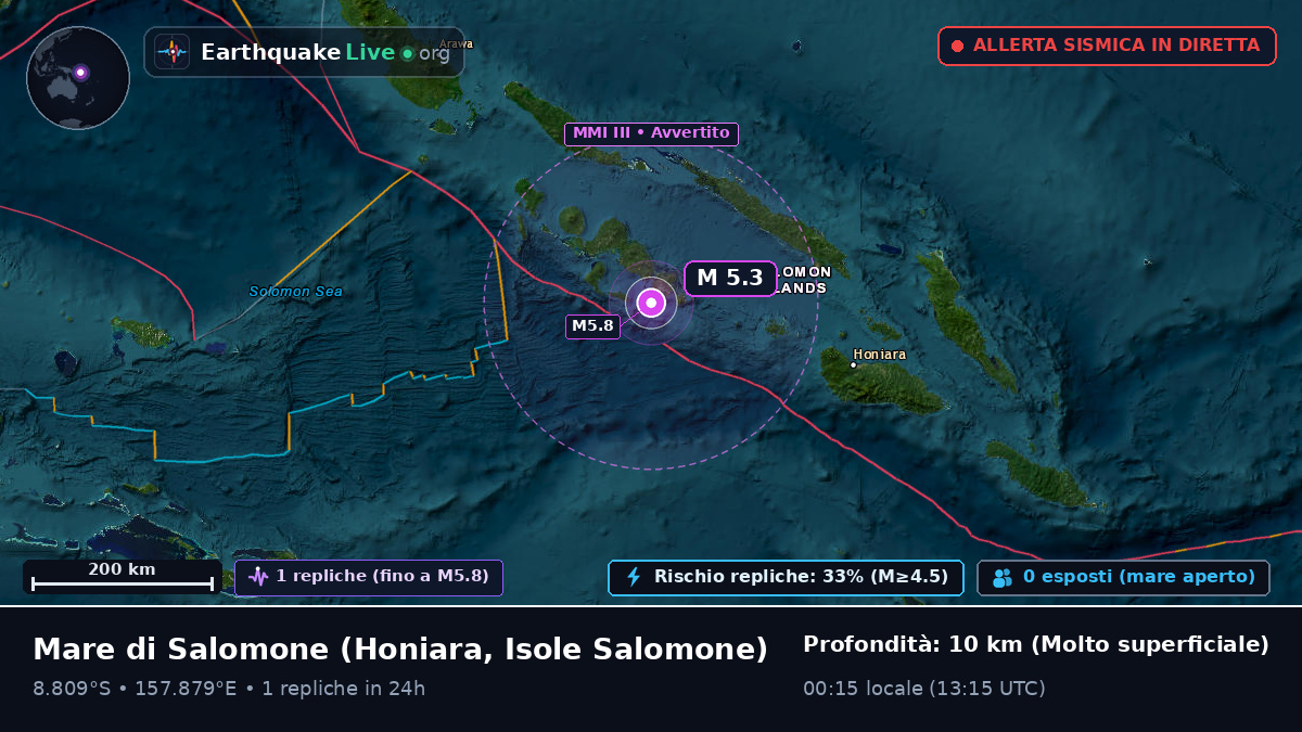 Mare di Salomone (Isole Salomone)