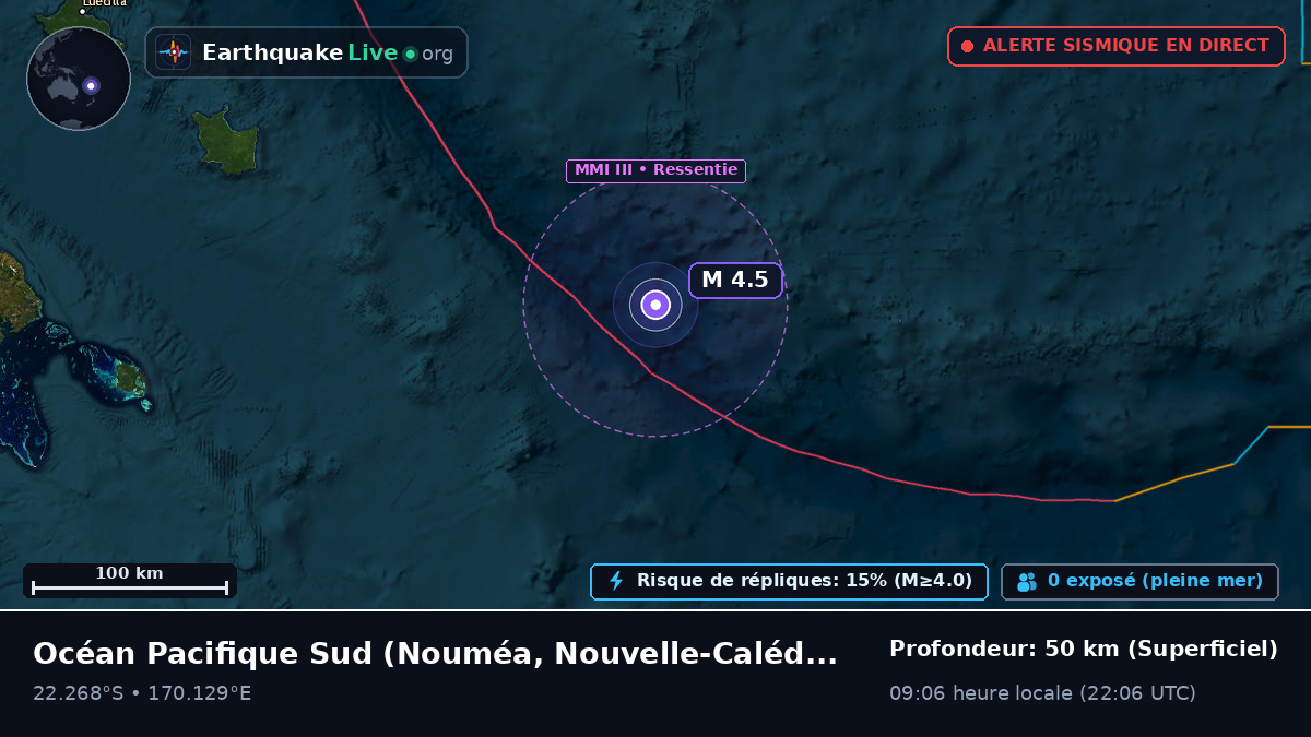 Océan Pacifique Sud (Nouvelle-Calédonie)