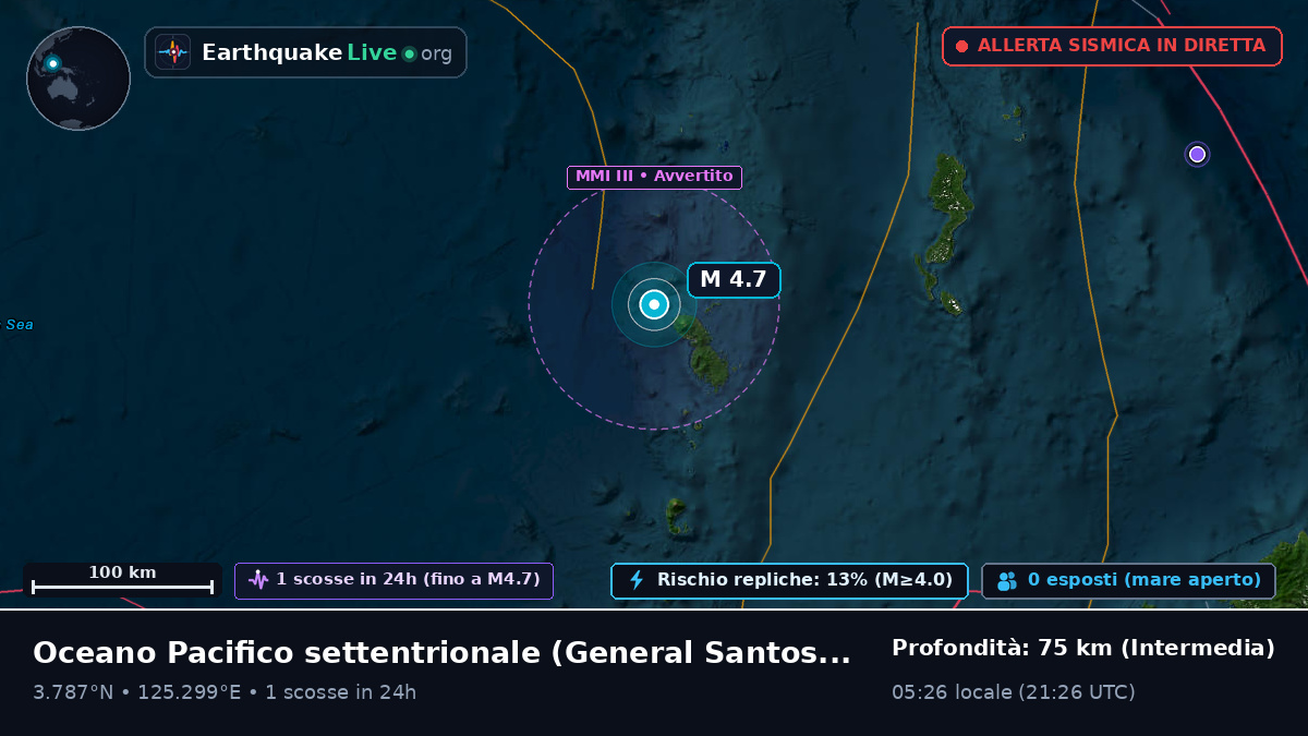 Oceano Pacifico settentrionale (Filippine)