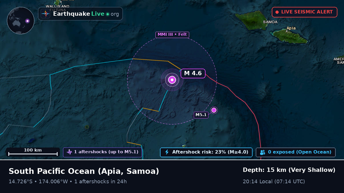 South Pacific Ocean (Samoa)