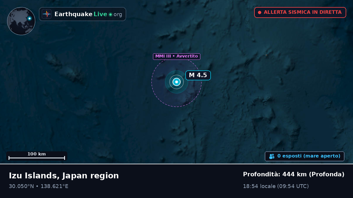 Oceano Pacifico settentrionale (Giappone)