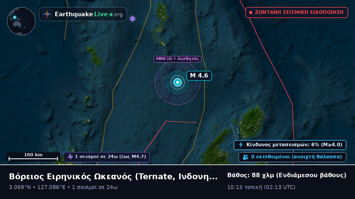 Βόρειος Ειρηνικός Ωκεανός (Ινδονησία)