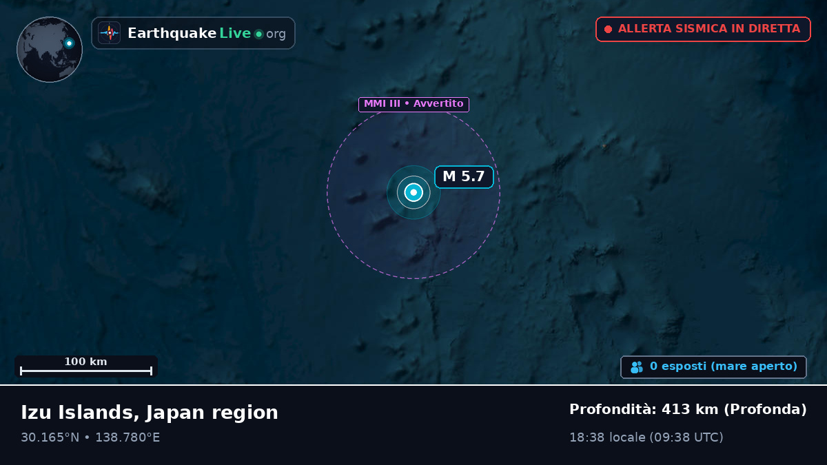 Oceano Pacifico settentrionale (Giappone)