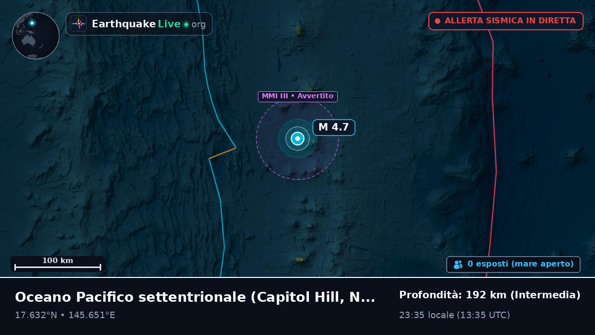 Oceano Pacifico settentrionale (Northern Mariana Islands)