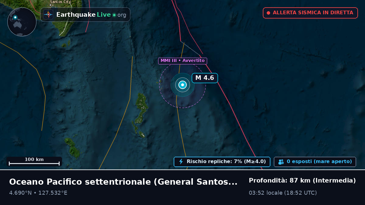 Oceano Pacifico settentrionale (Filippine)