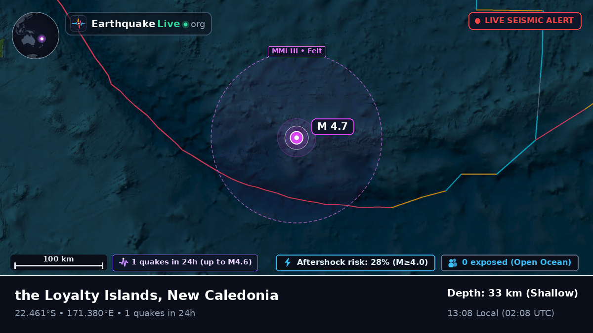 South Pacific Ocean (New Caledonia)