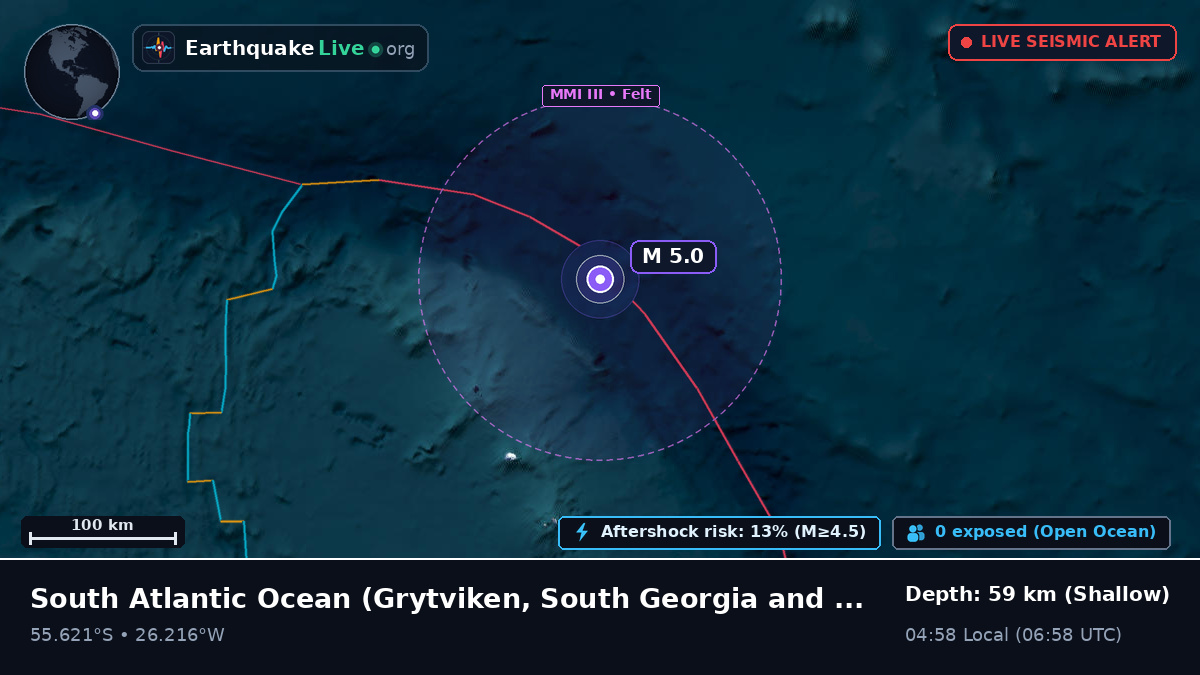 South Atlantic Ocean (South Georgia and the Islands)