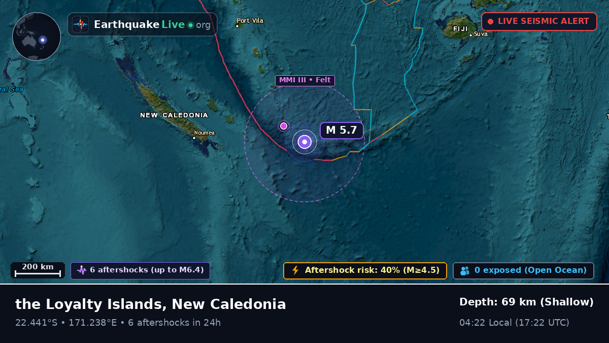 South Pacific Ocean (New Caledonia)