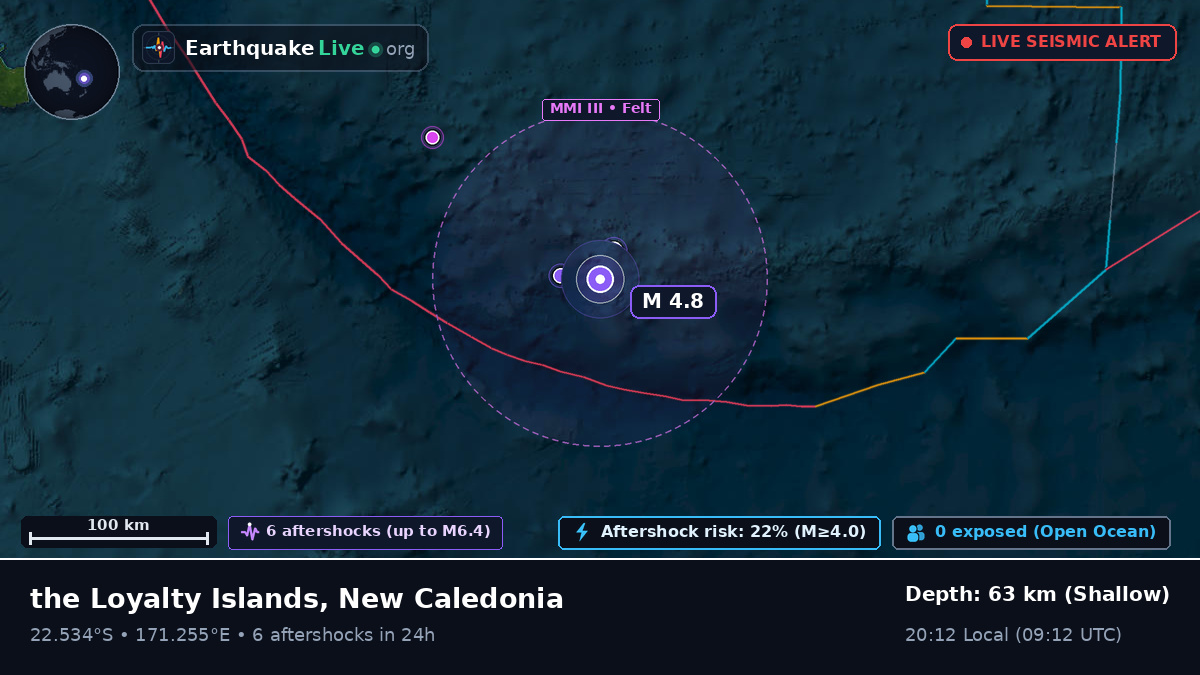 South Pacific Ocean (New Caledonia)