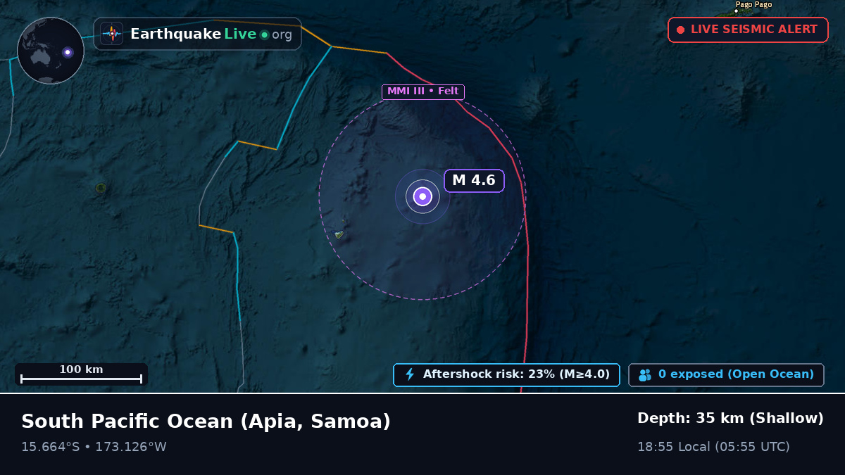 South Pacific Ocean (Samoa)