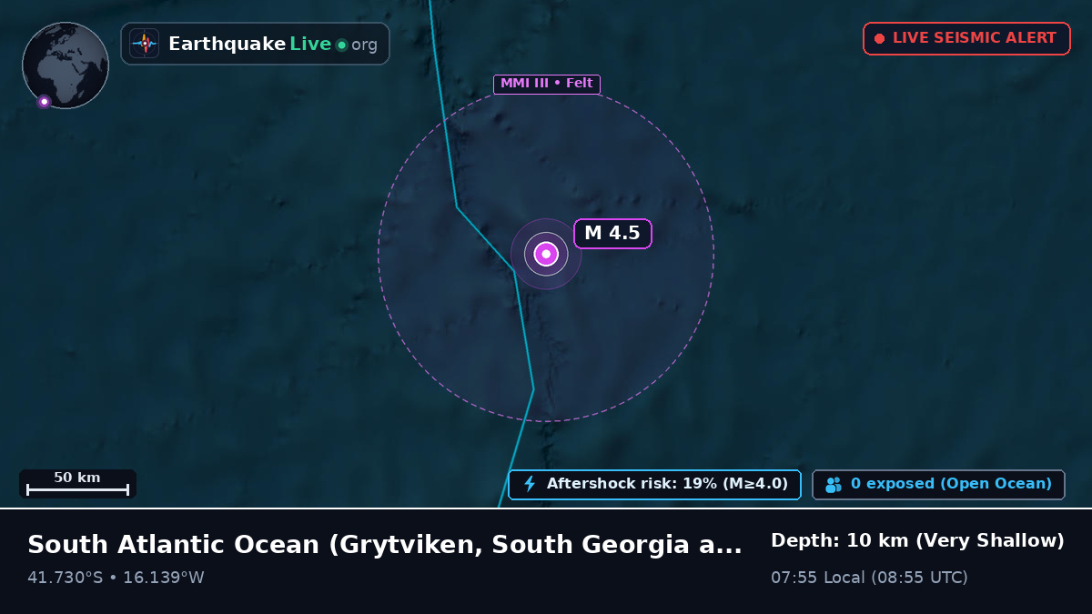South Atlantic Ocean (South Georgia and the Islands)