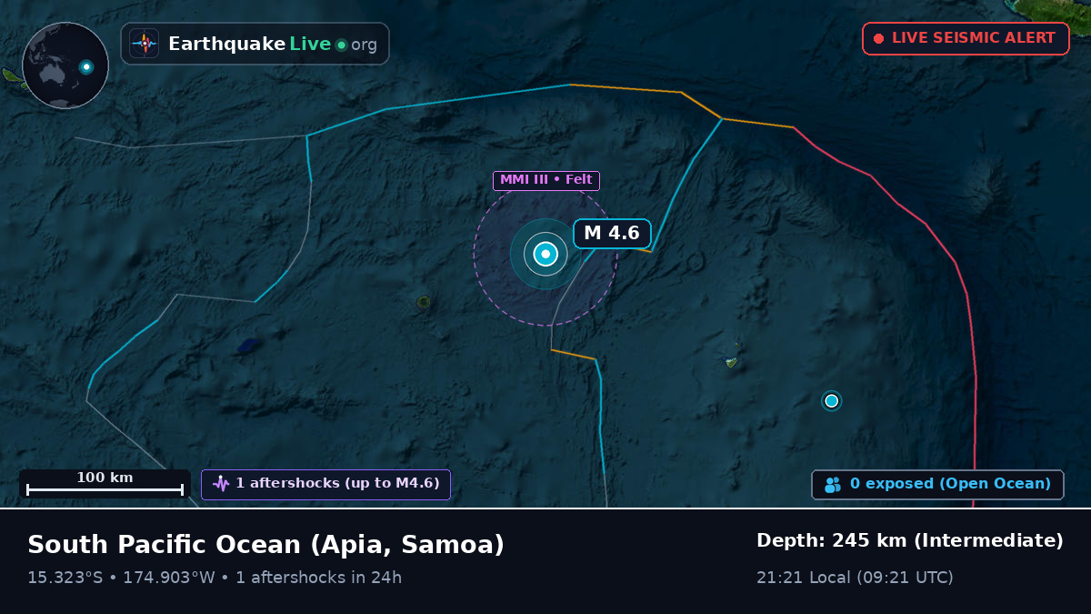 South Pacific Ocean (Samoa)