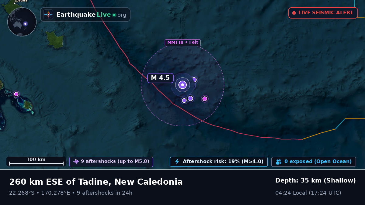 South Pacific Ocean (New Caledonia)
