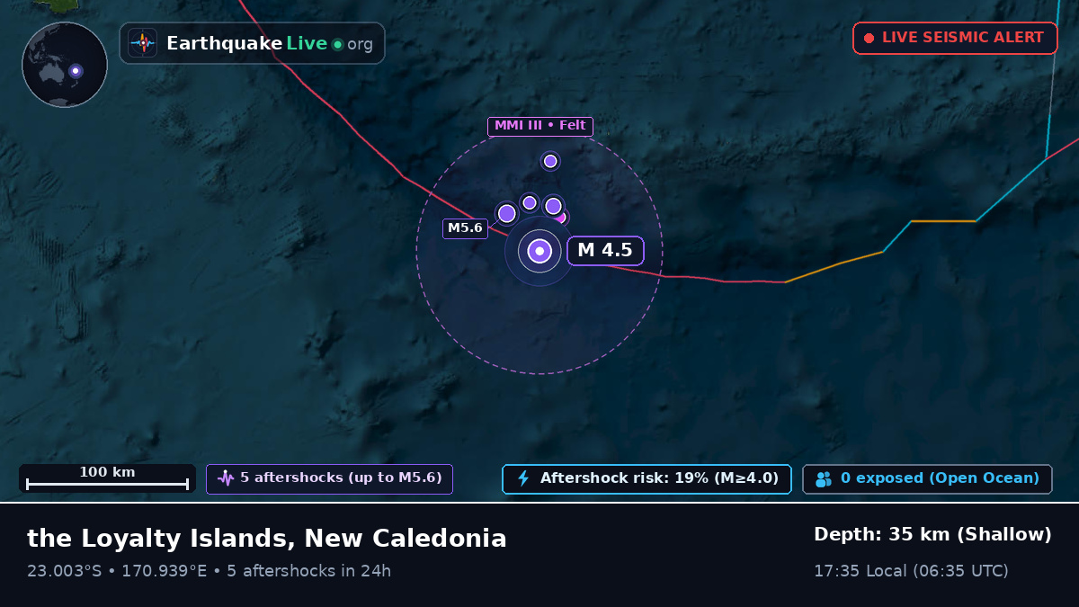 South Pacific Ocean (New Caledonia)