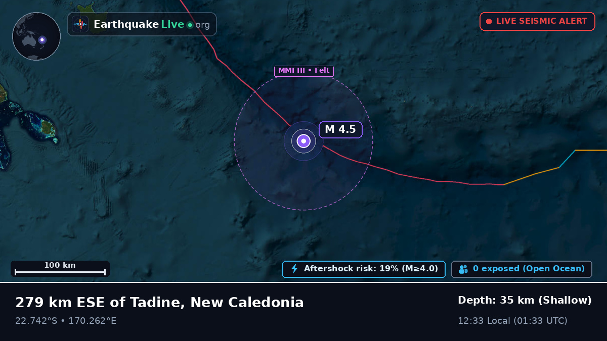 South Pacific Ocean (New Caledonia)