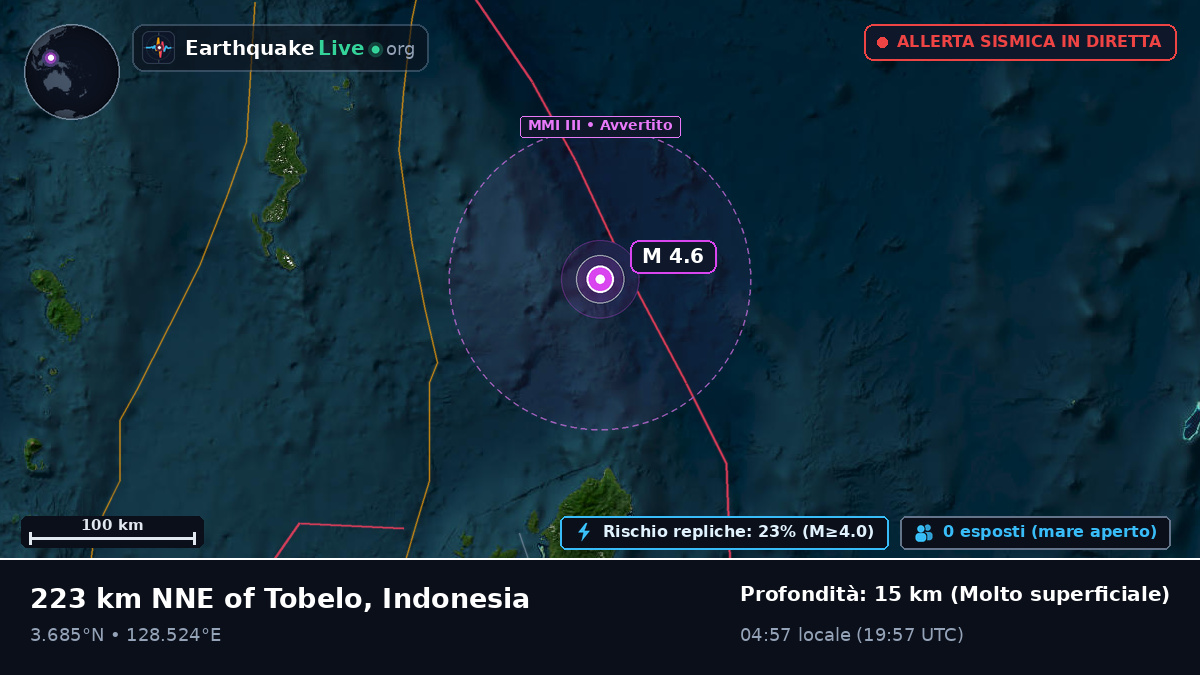 Oceano Pacifico settentrionale (Indonesia)