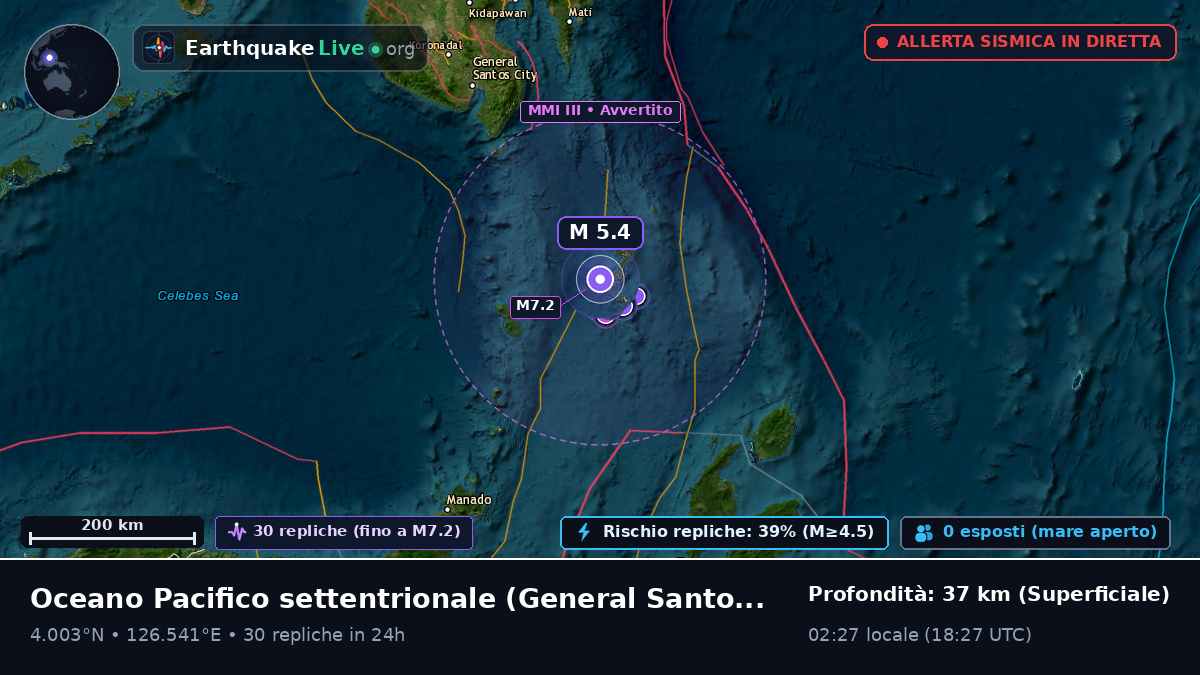 Oceano Pacifico settentrionale (Filippine)