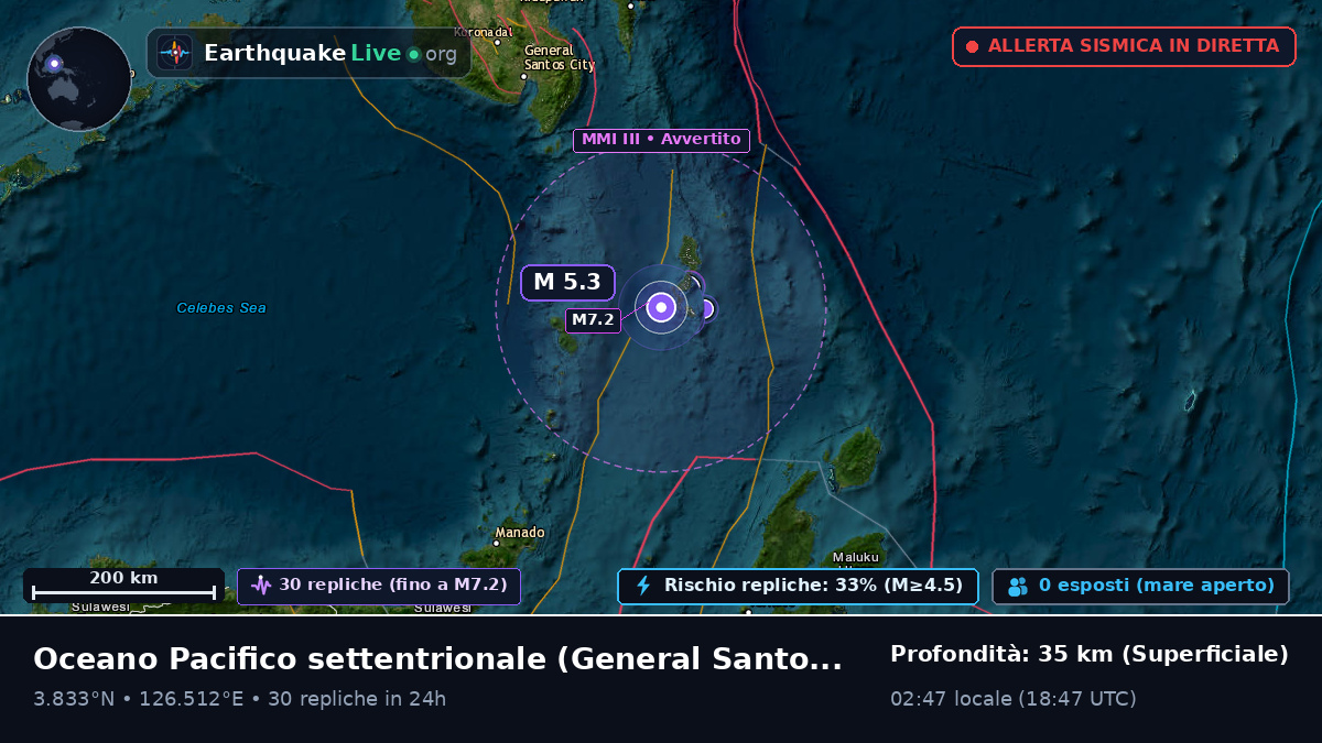 Oceano Pacifico settentrionale (Filippine)