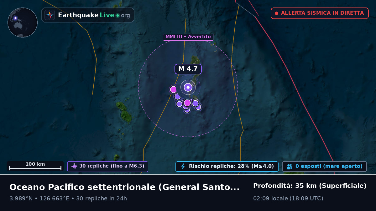 Oceano Pacifico settentrionale (Filippine)