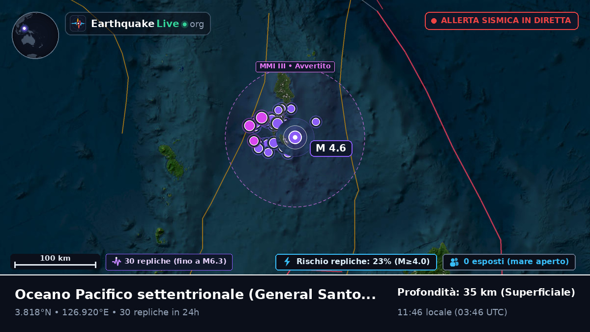 Oceano Pacifico settentrionale (Filippine)