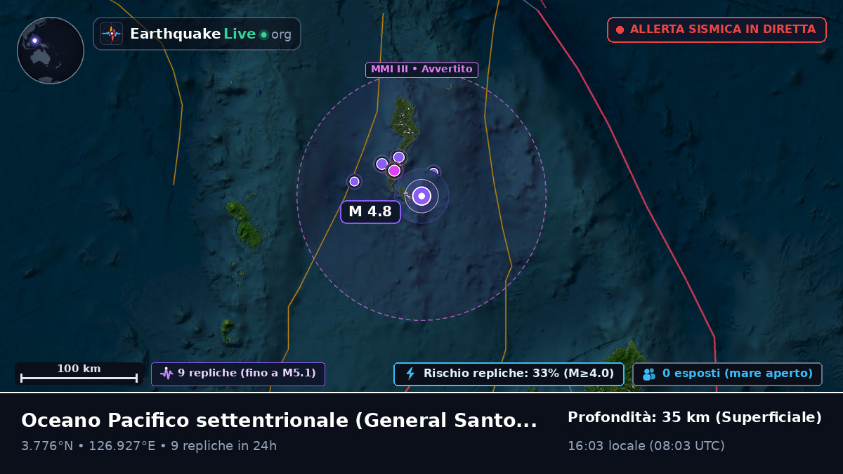 Oceano Pacifico settentrionale (Filippine)