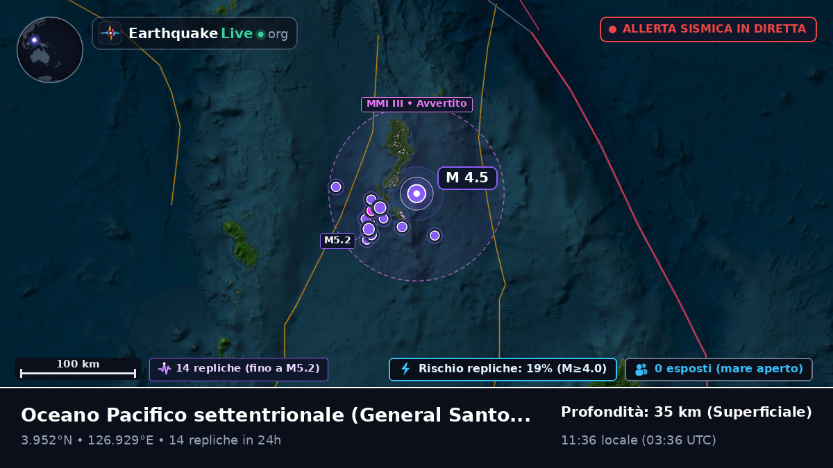 Oceano Pacifico settentrionale (Filippine)
