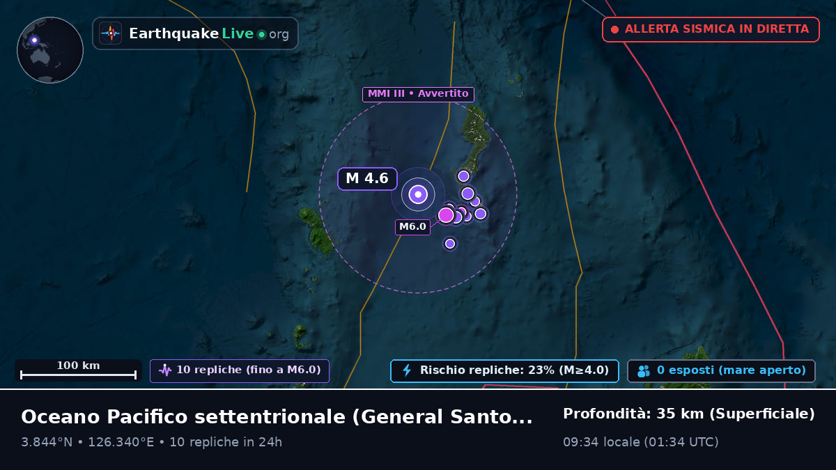 Oceano Pacifico settentrionale (Filippine)