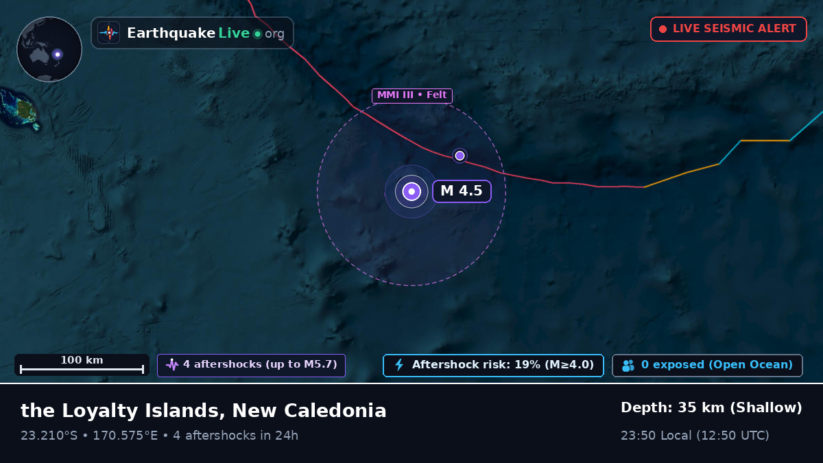 South Pacific Ocean (New Caledonia)