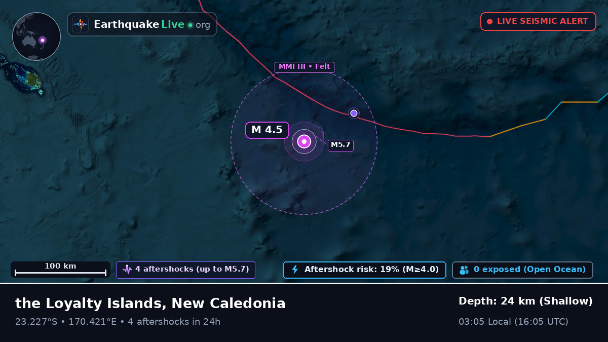 South Pacific Ocean (New Caledonia)