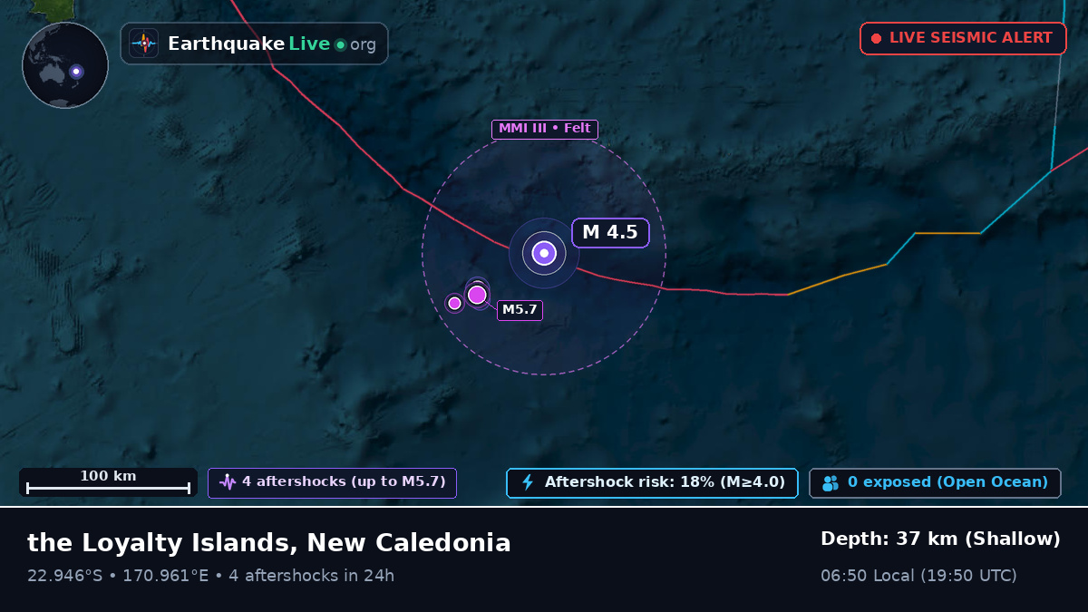 South Pacific Ocean (New Caledonia)