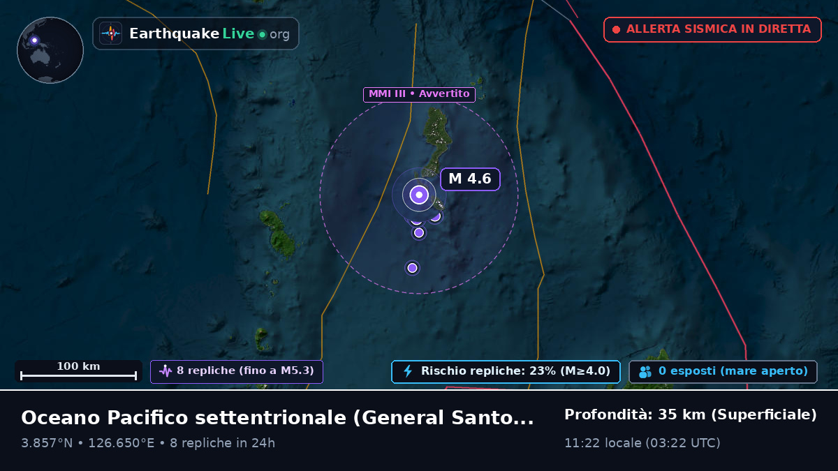 Oceano Pacifico settentrionale (Filippine)