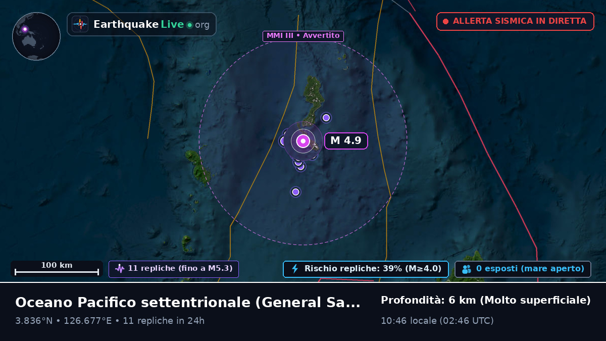 Oceano Pacifico settentrionale (Filippine)