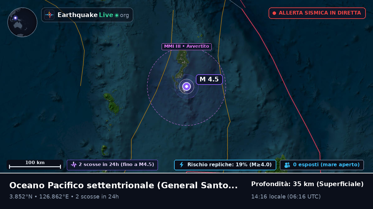 Oceano Pacifico settentrionale (Filippine)