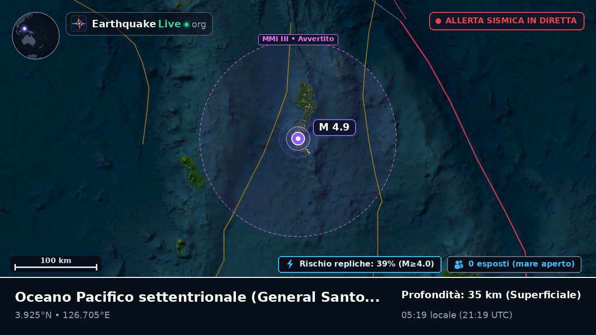 Oceano Pacifico settentrionale (Filippine)