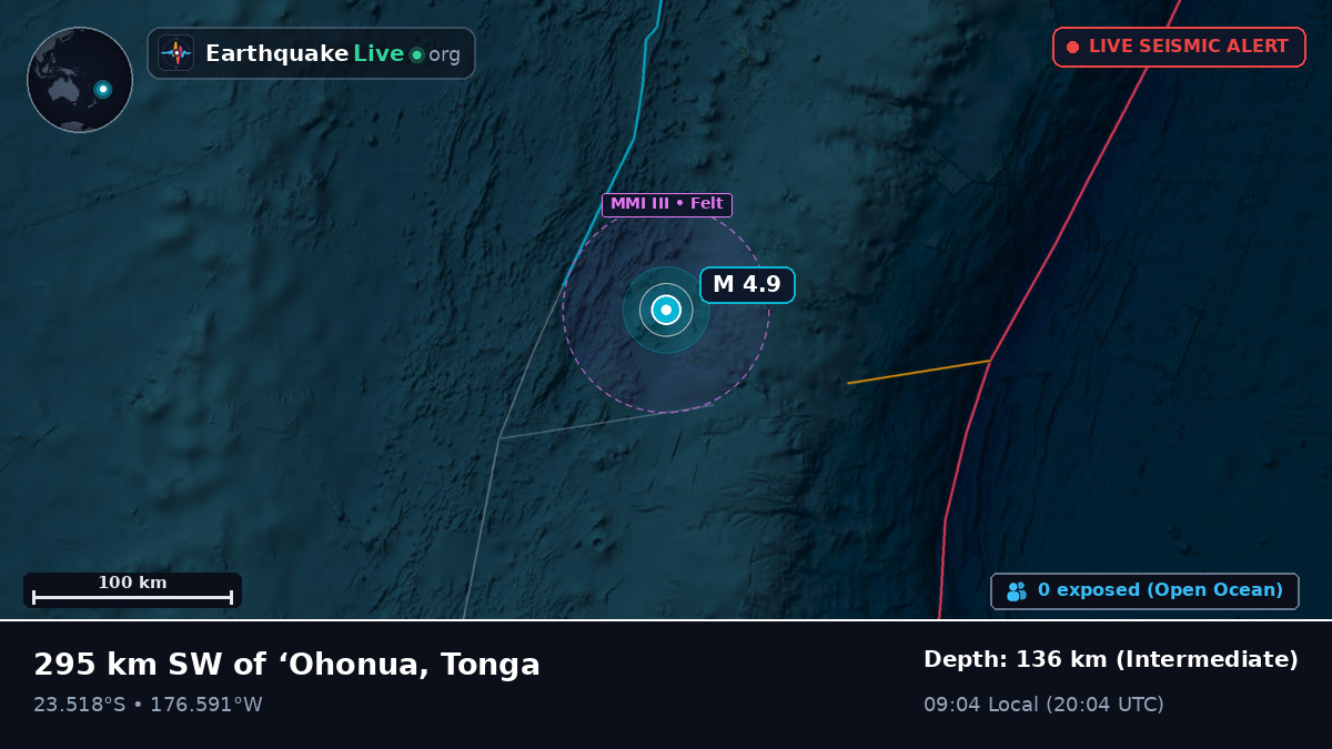 South Pacific Ocean (Tonga)