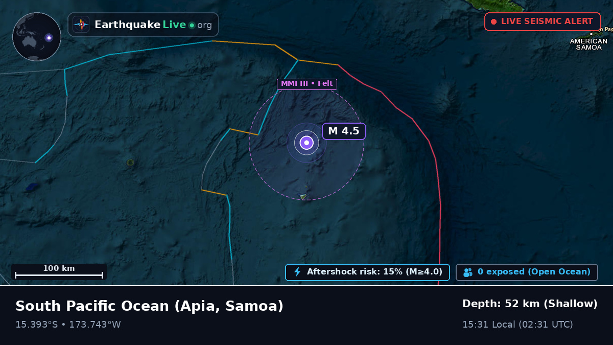 South Pacific Ocean (Samoa)