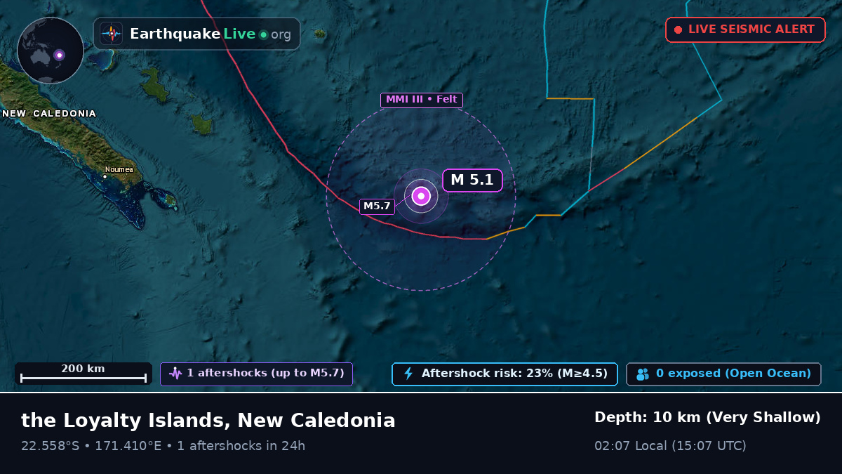 South Pacific Ocean (New Caledonia)