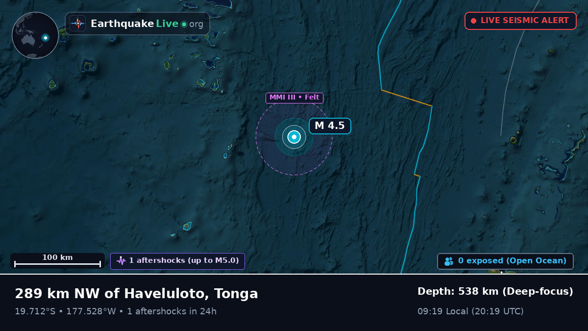 South Pacific Ocean (Tonga)