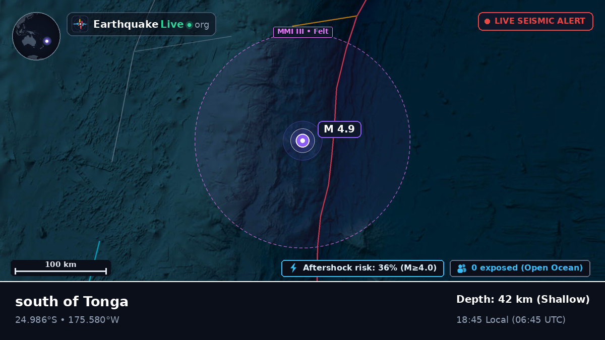 South Pacific Ocean (Tonga)