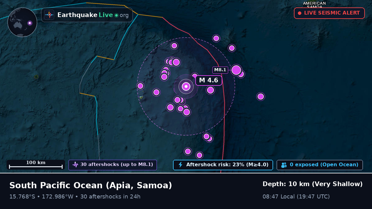 South Pacific Ocean (Samoa)