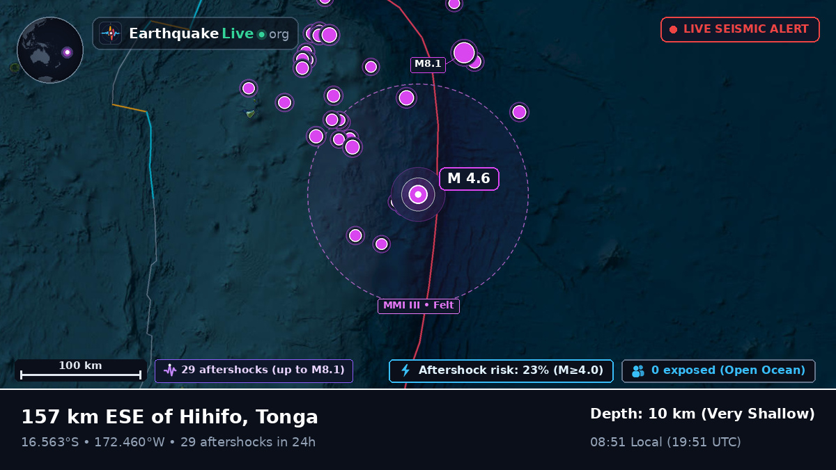 South Pacific Ocean (Tonga)