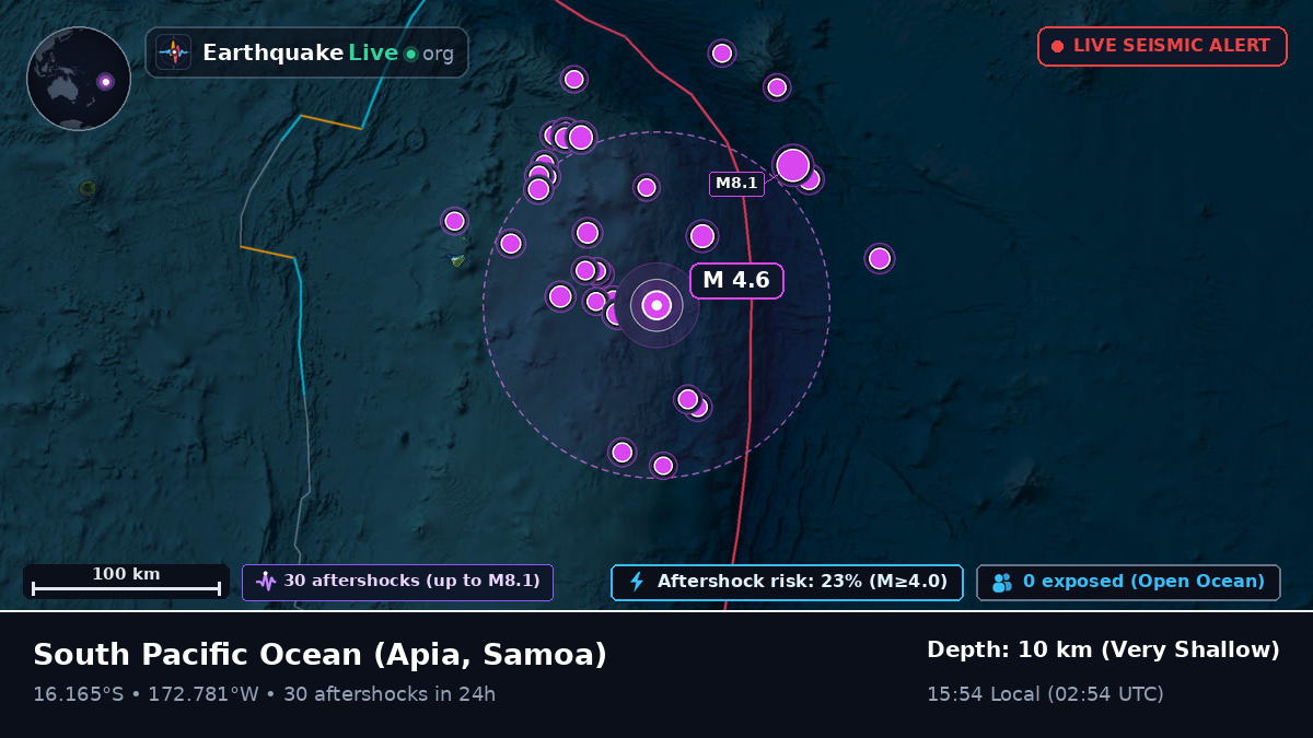 South Pacific Ocean (Samoa)