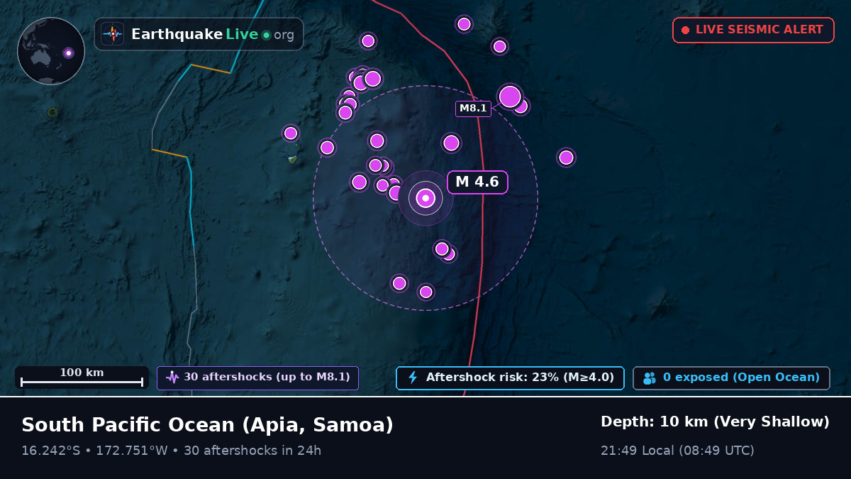 South Pacific Ocean (Samoa)